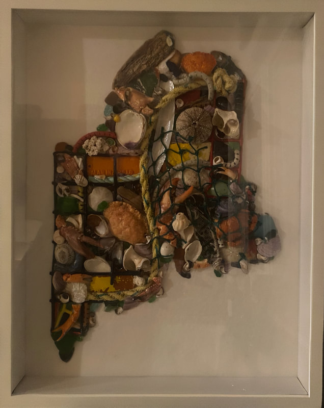 14"x20" State of Maine
Glass Enclosed Frame (white)
$179